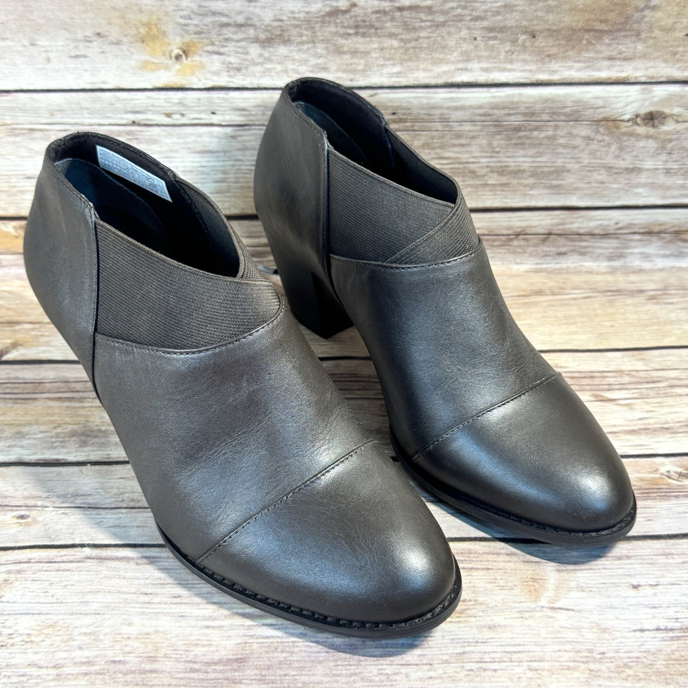 Vionic Point Womens Dark Brown Orthaheel Technology New Ankle Boots 8